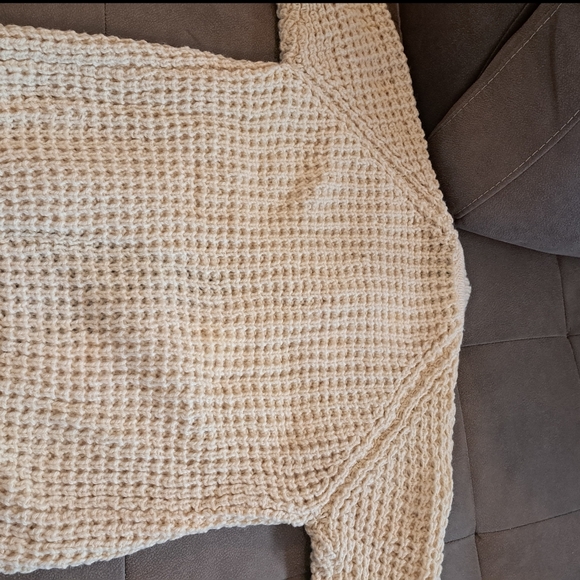 Cozy Cream Cable Knit Cardigan - Picture 8 of 8